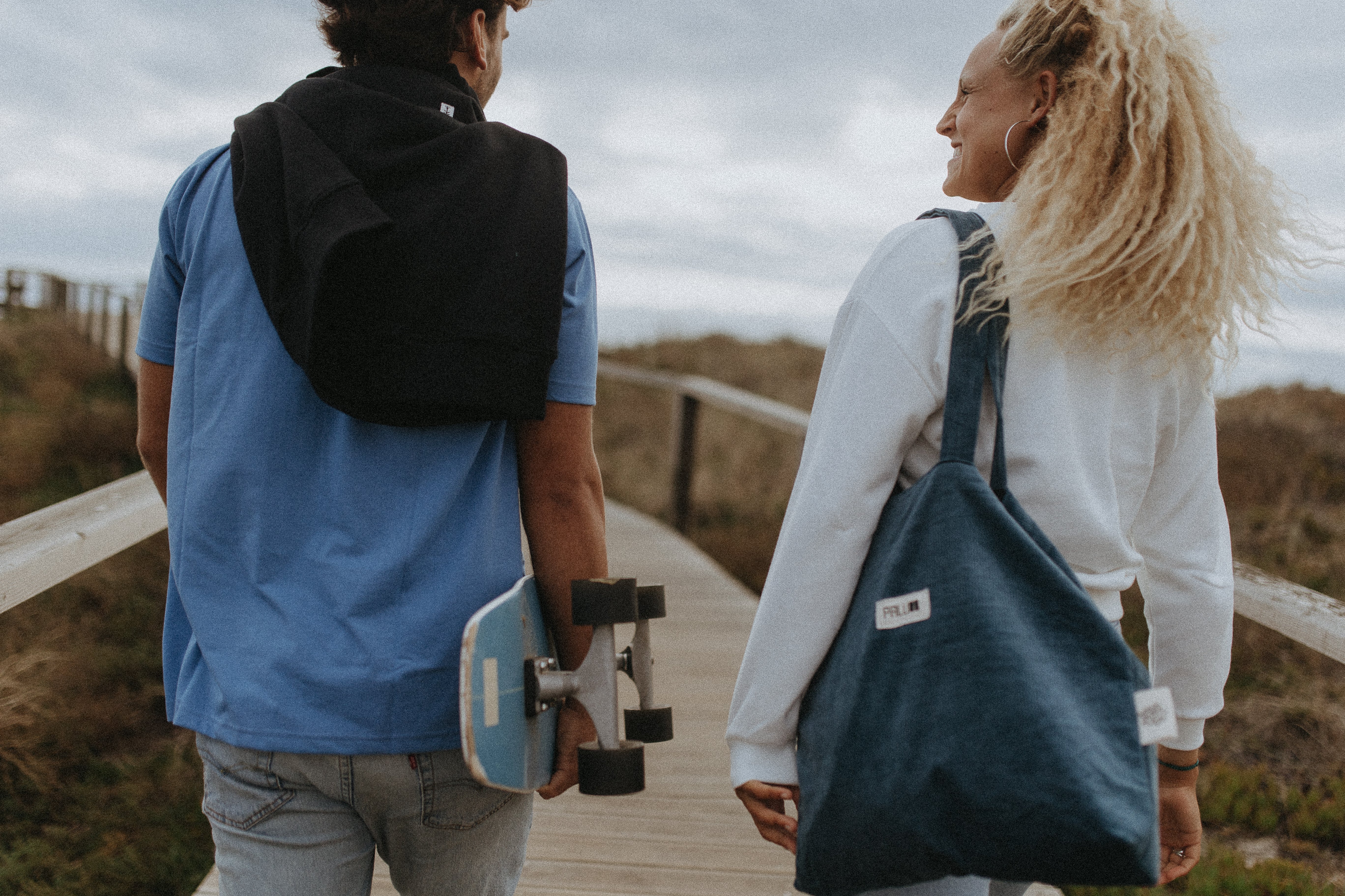 Big Blue Bombazine Tote Bag