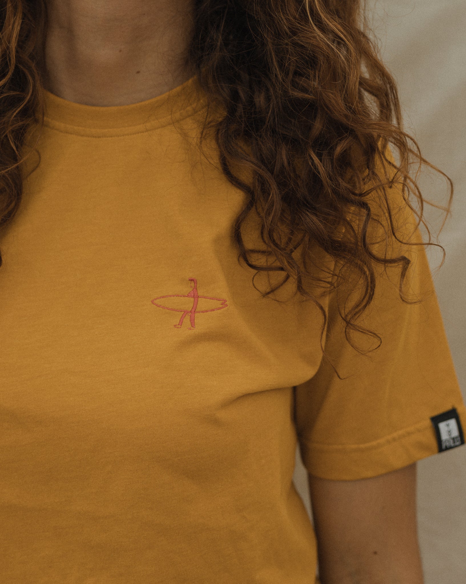 Stay Wild Illustrated Yellow T-shirt