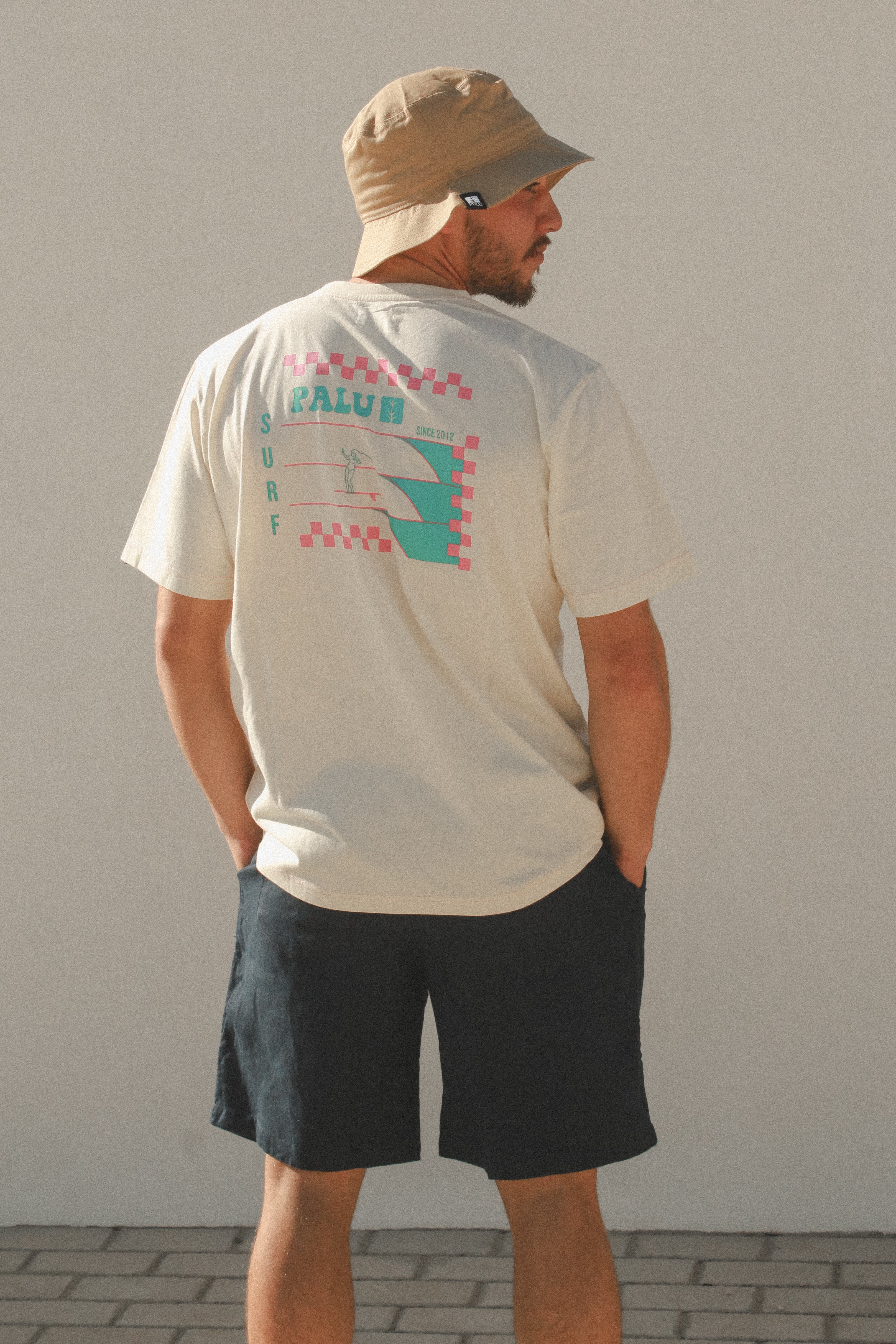 Retro Drop Beige Tee