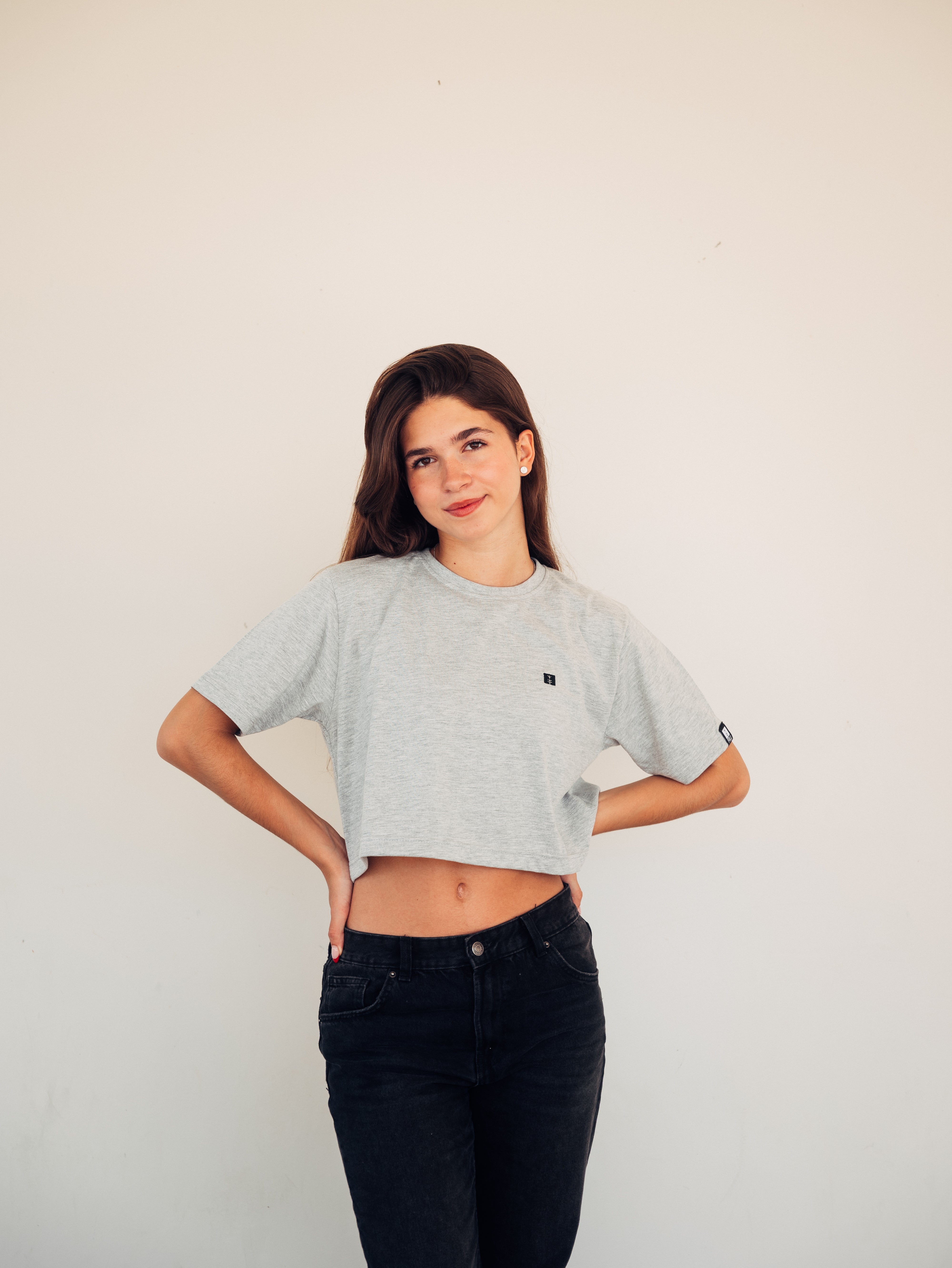 UPCYCLING TEE GREY