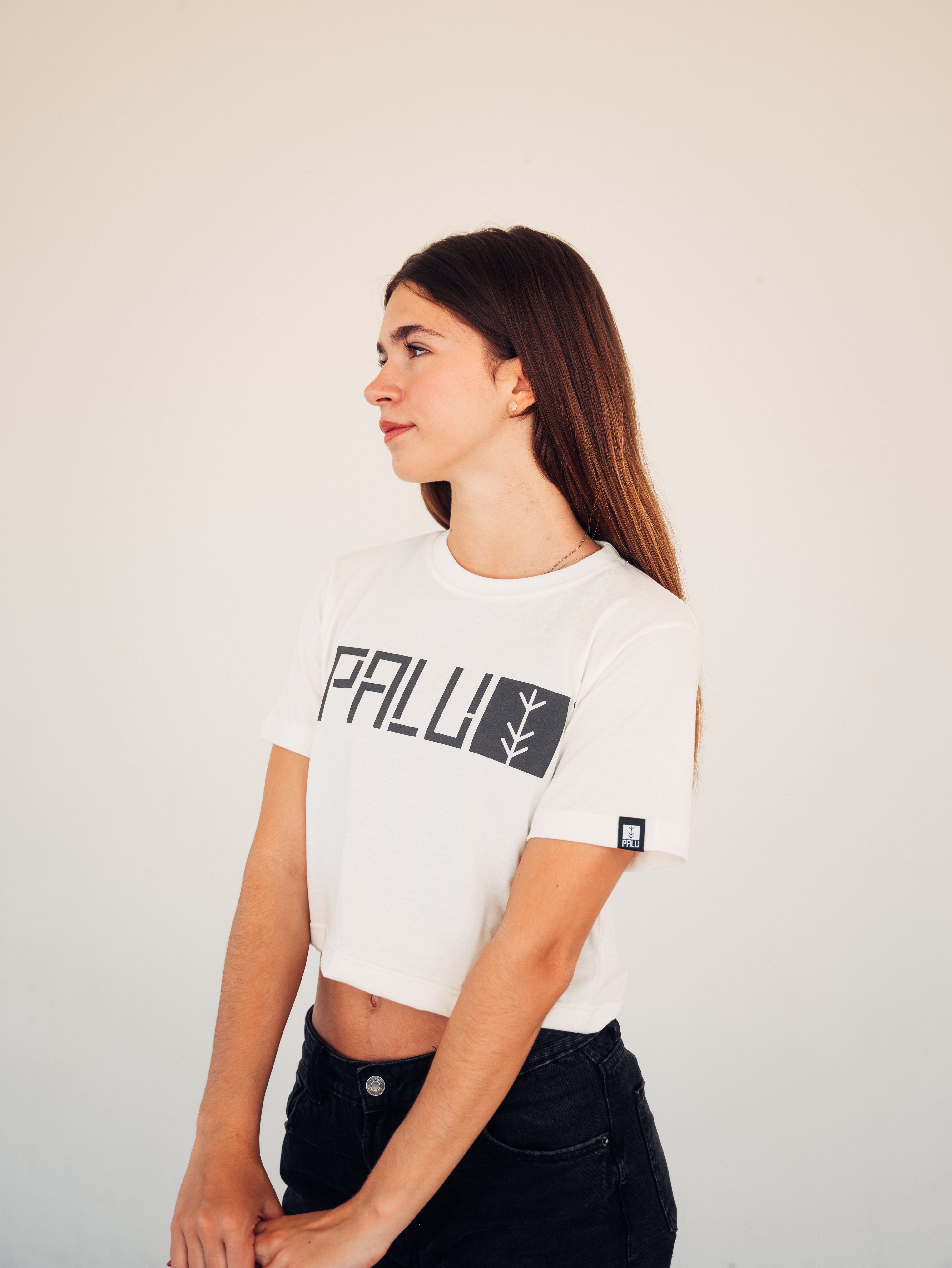 UPCYCLING TEE WHITE AND BLACK