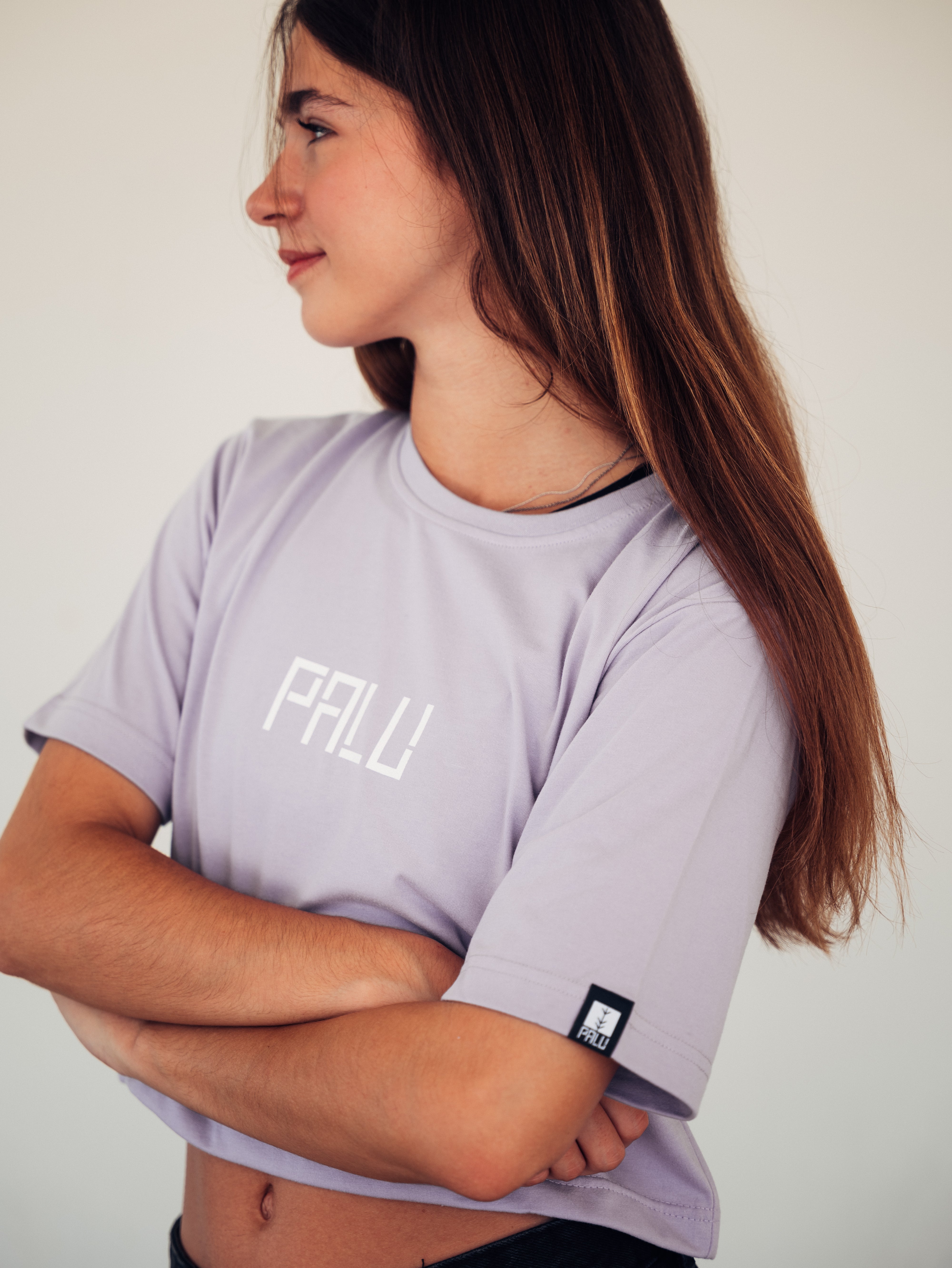 UPCYCLING TEE LILAC