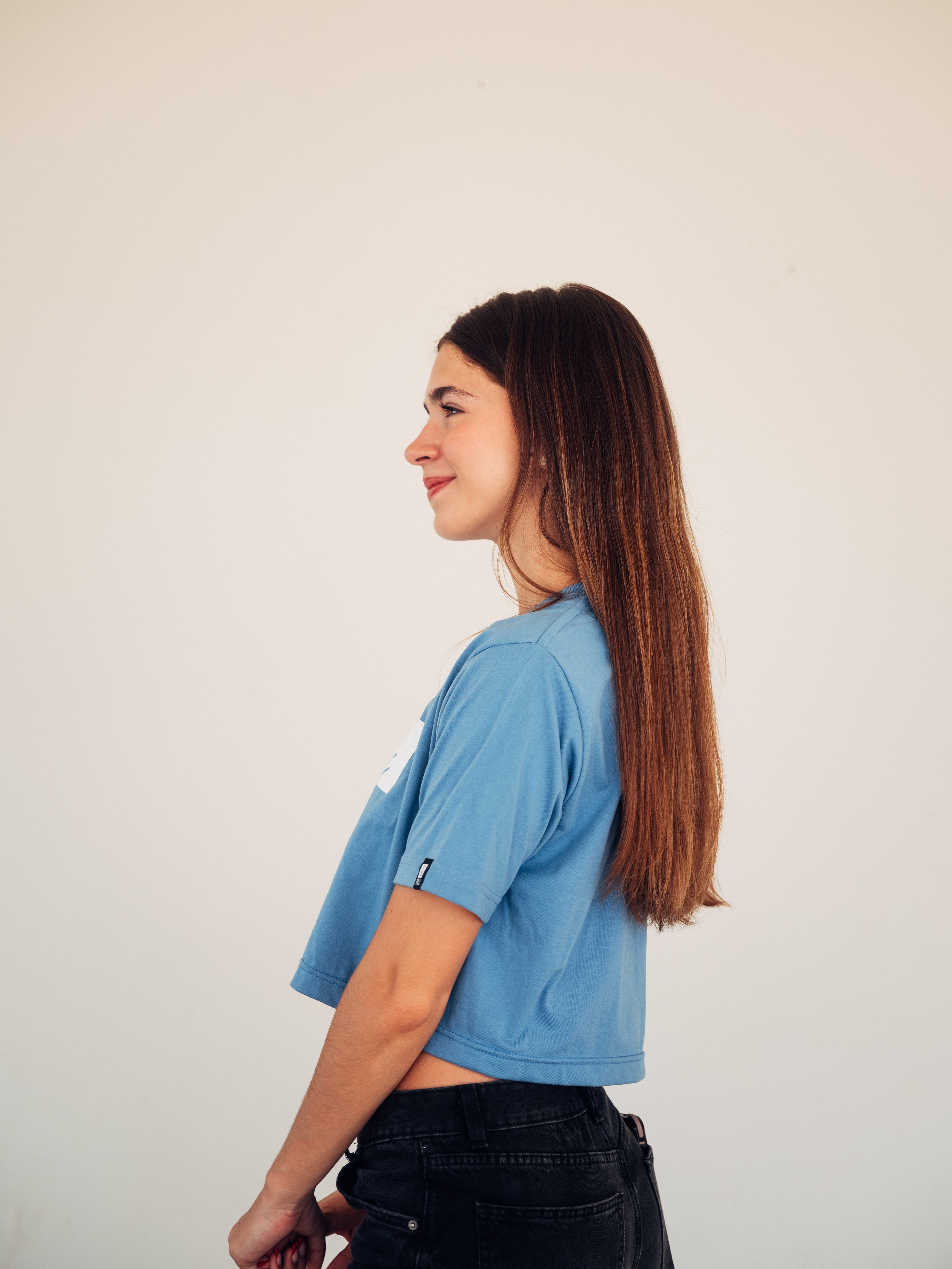 UPCYCLING TEE BLUE