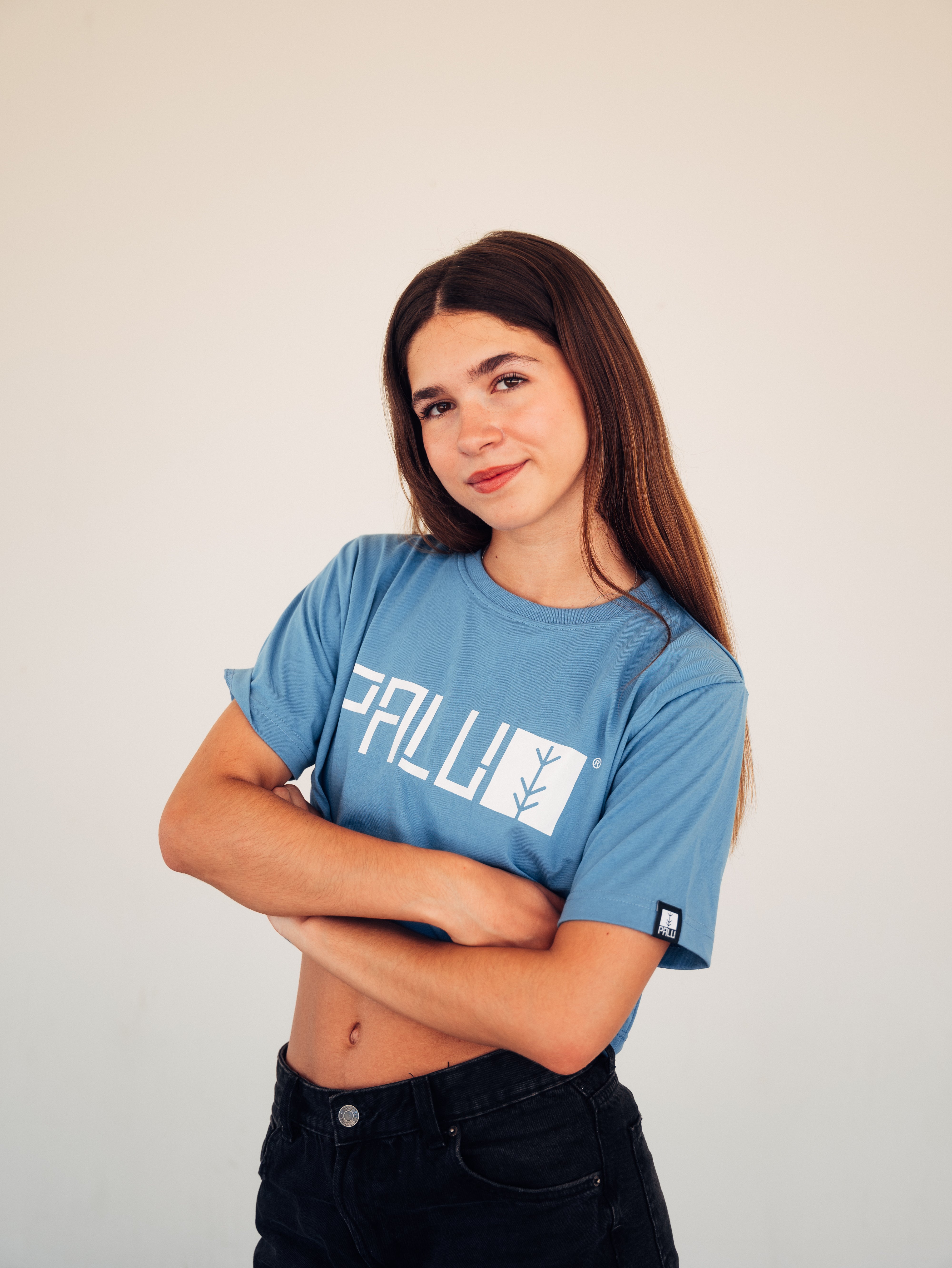 UPCYCLING TEE BLUE