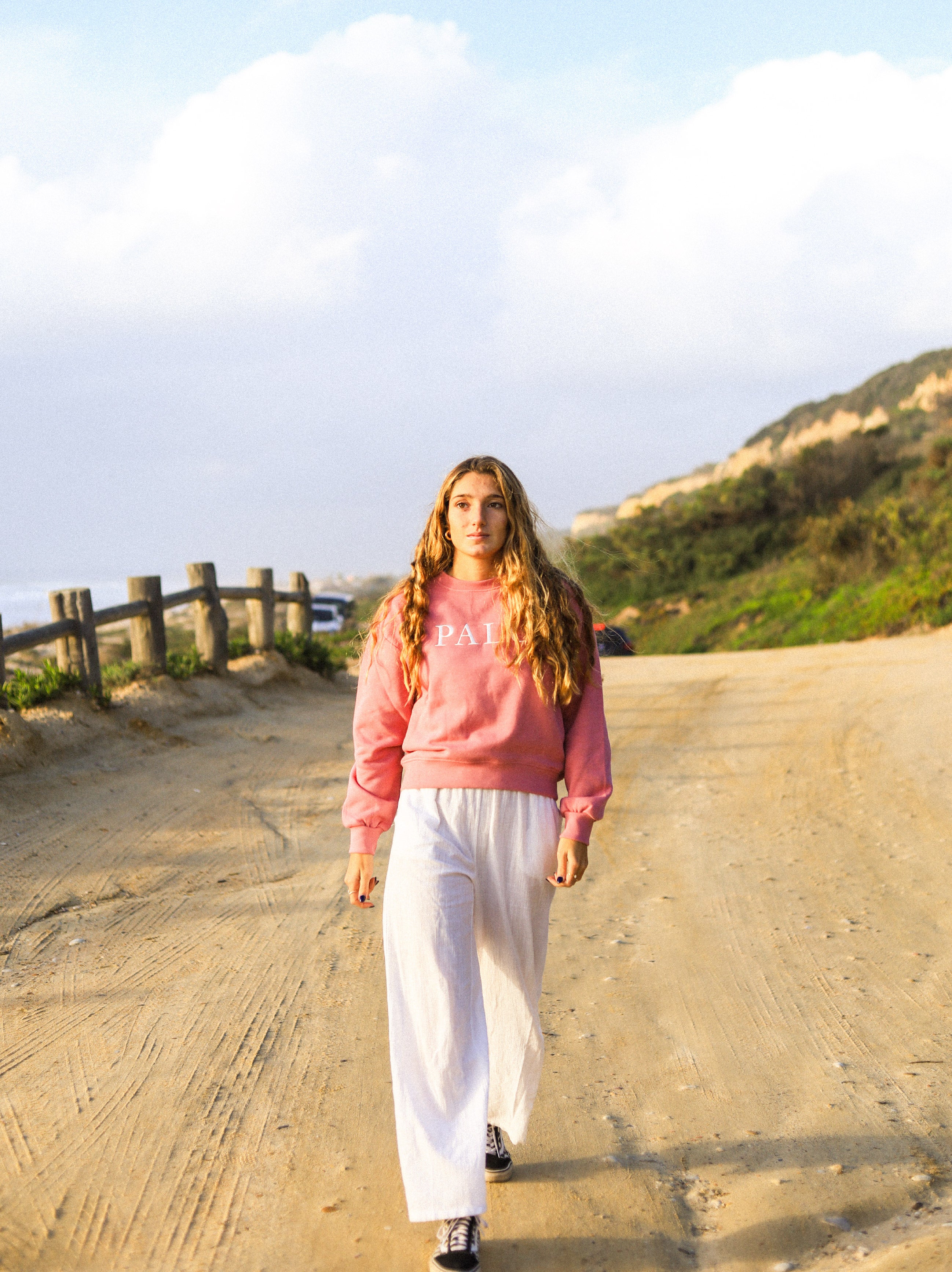 Sweatshirt Rosa Crop