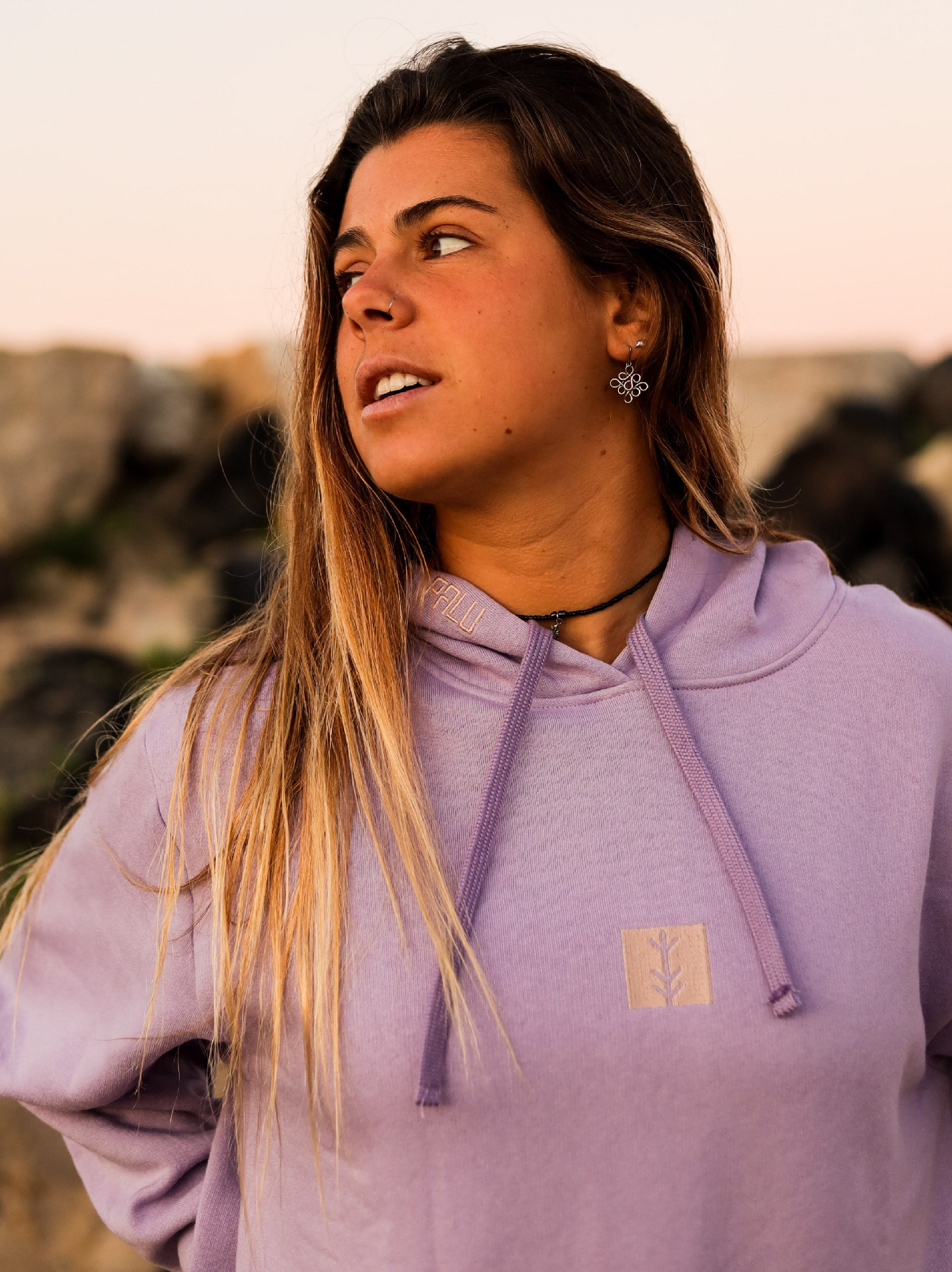 Coral Hoodie