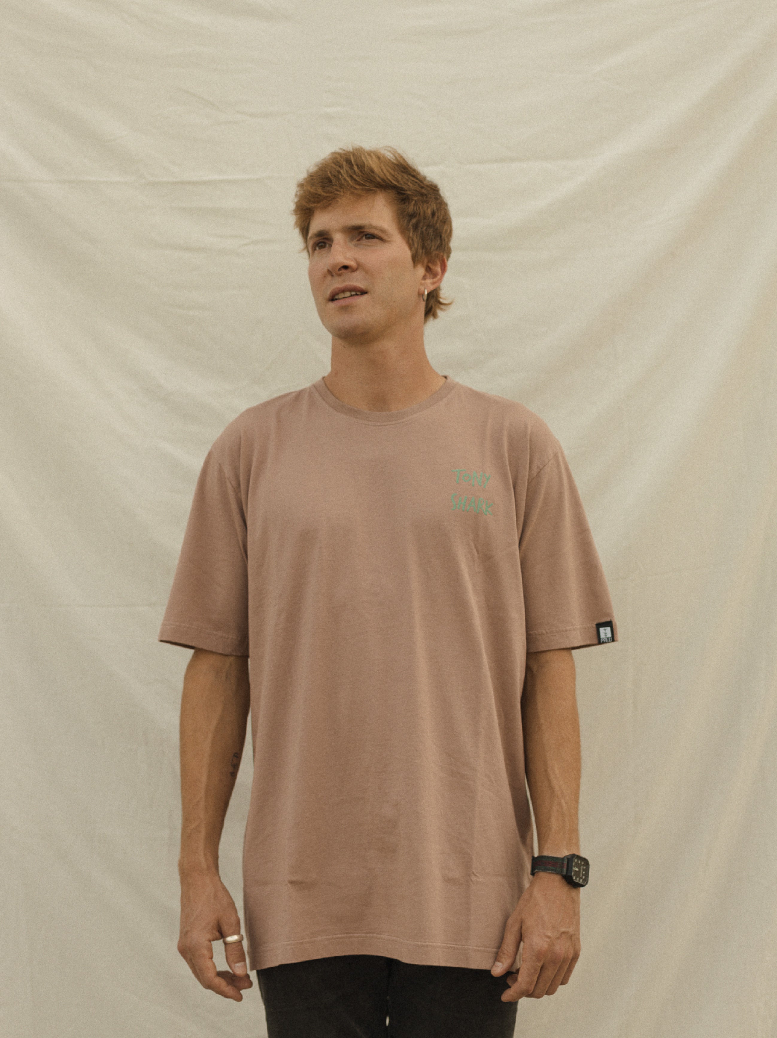 Old Pink Tony Shark Tee