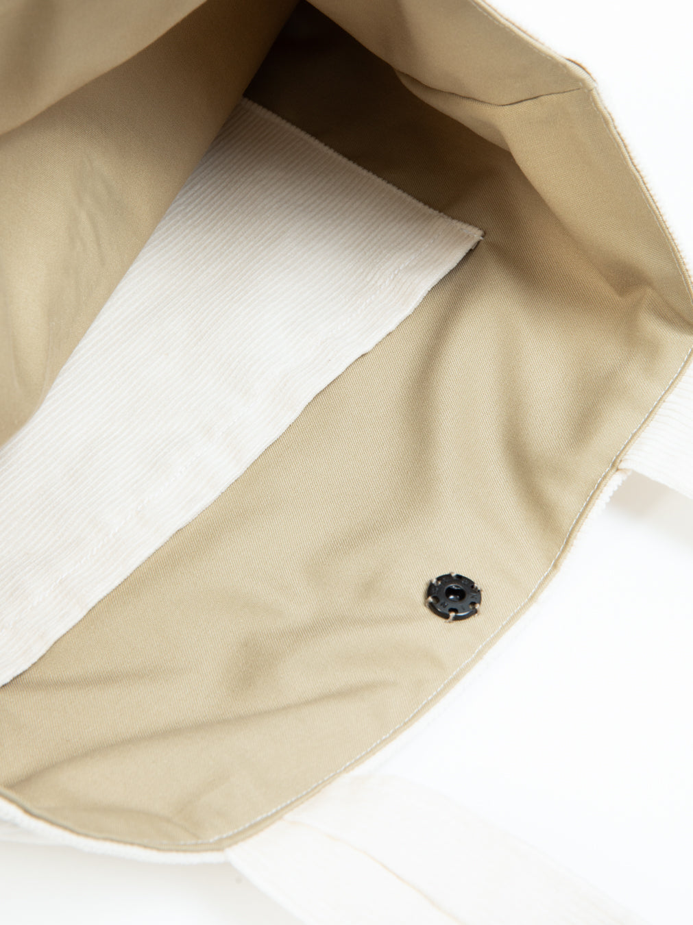 White Bombazine Tote Bag