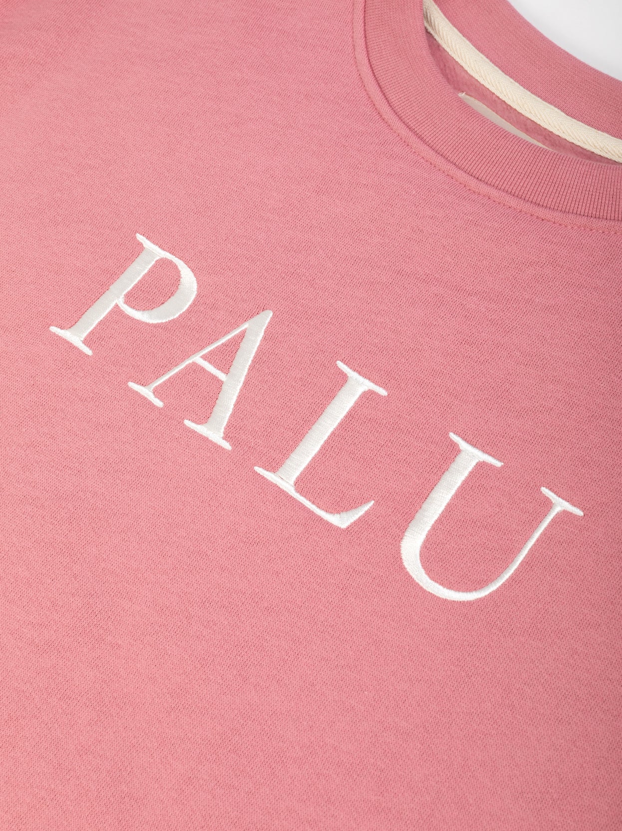 Old Pink Cropped Sweatshirt logo