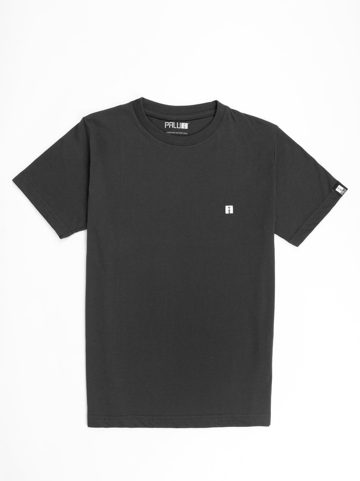 dark grey tree tee front