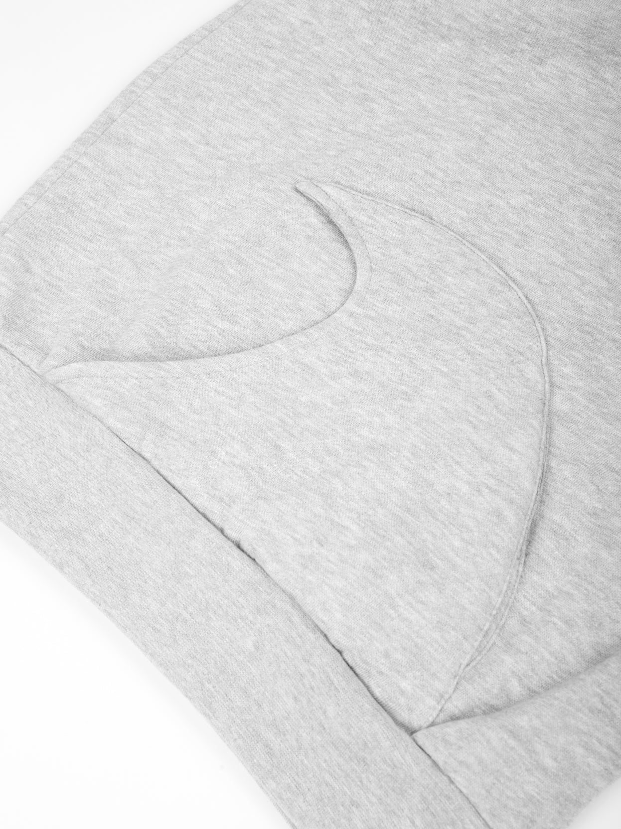 Grey Mix Wave Hoodie pocket
