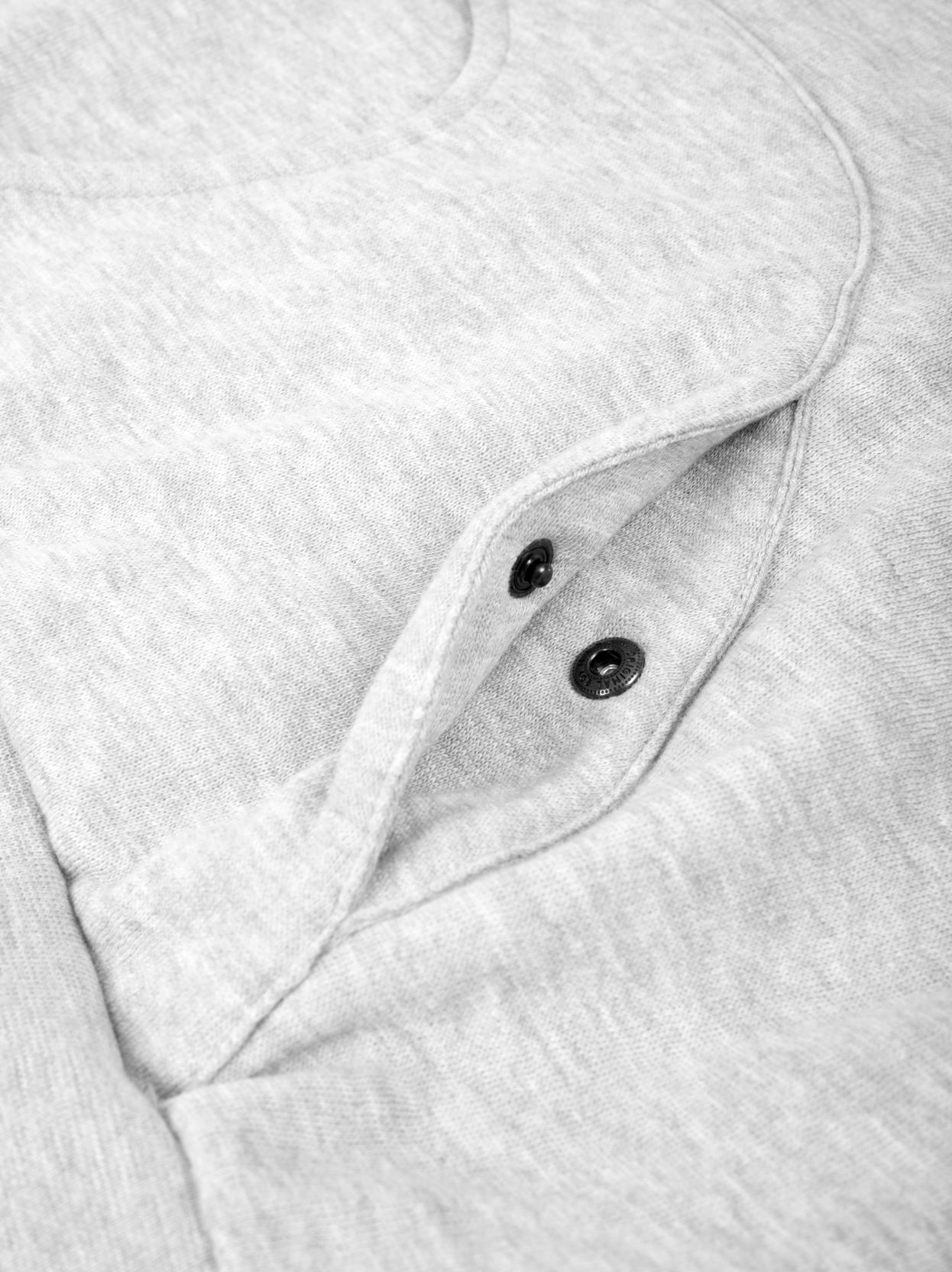 Grey Mix Wave Hoodie pocket open