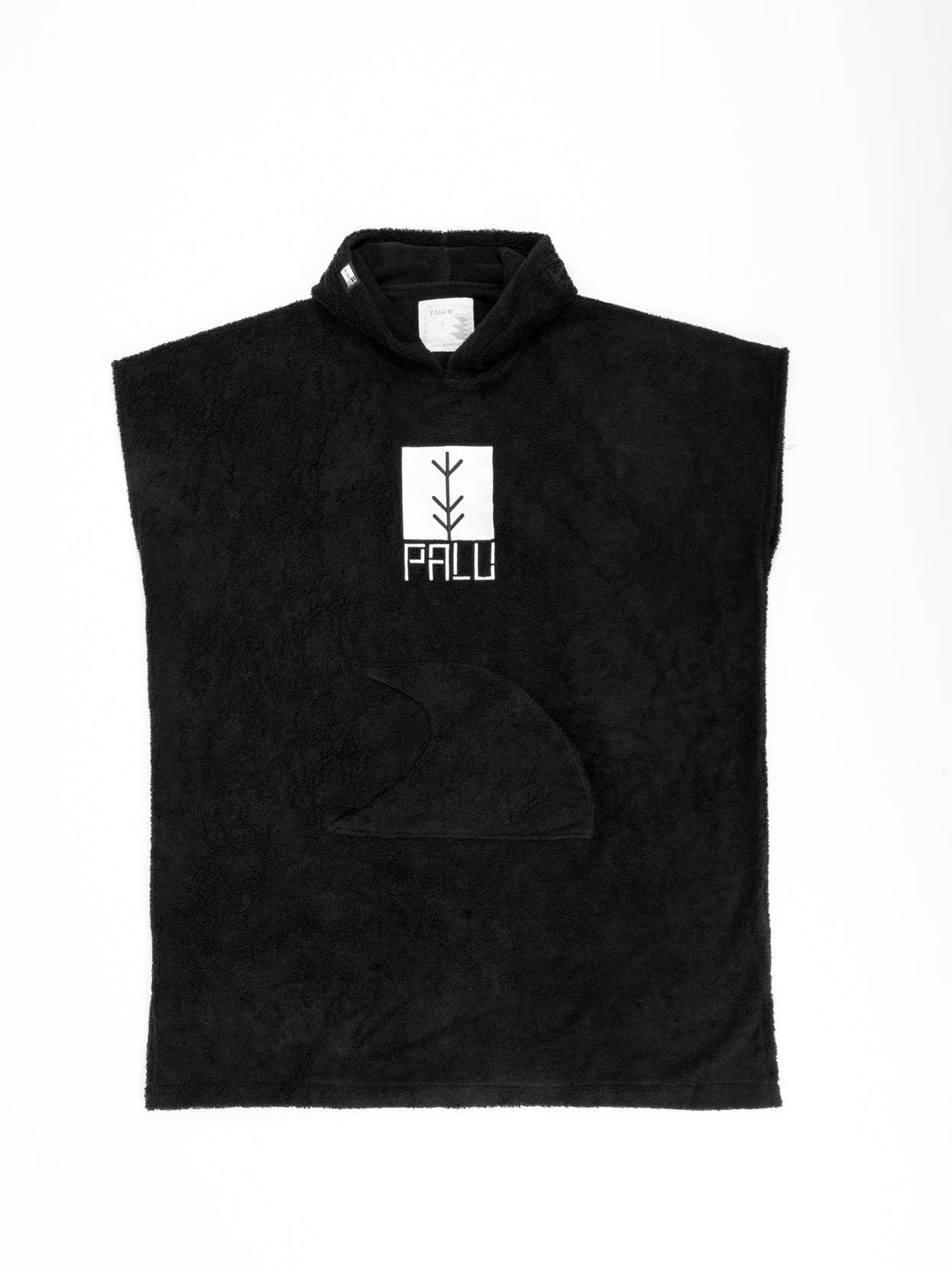 black poncho front