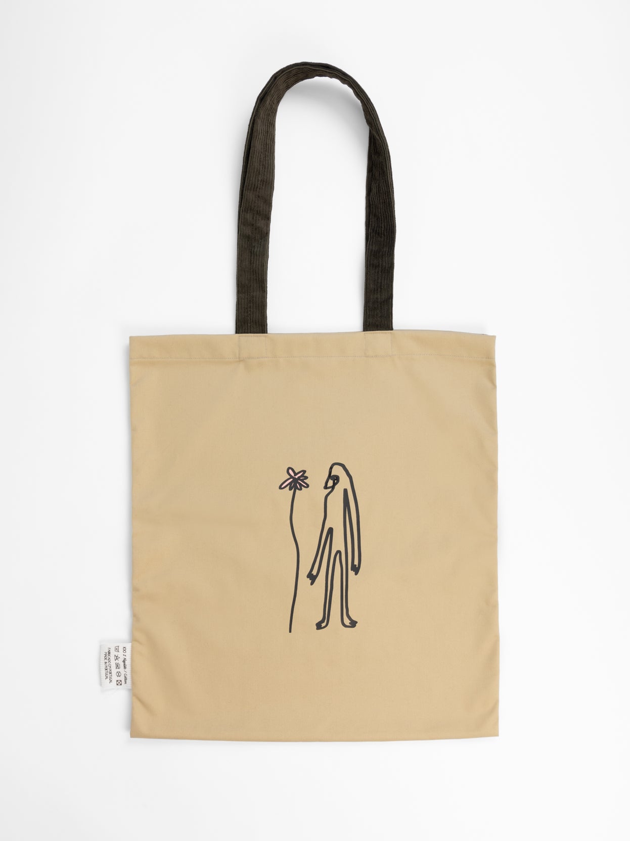 Flow tote bag back