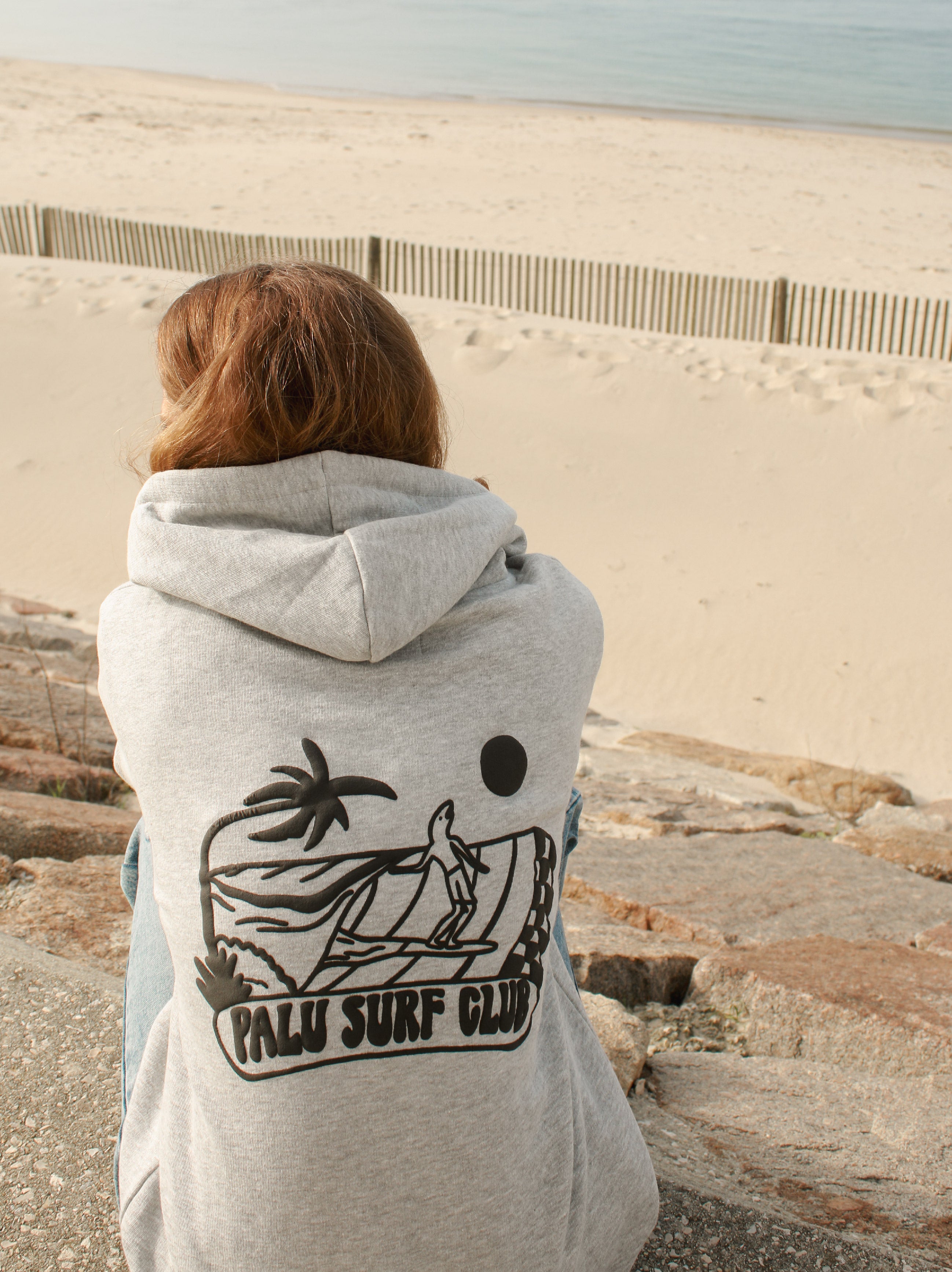 Surf Club Grey Hoodie