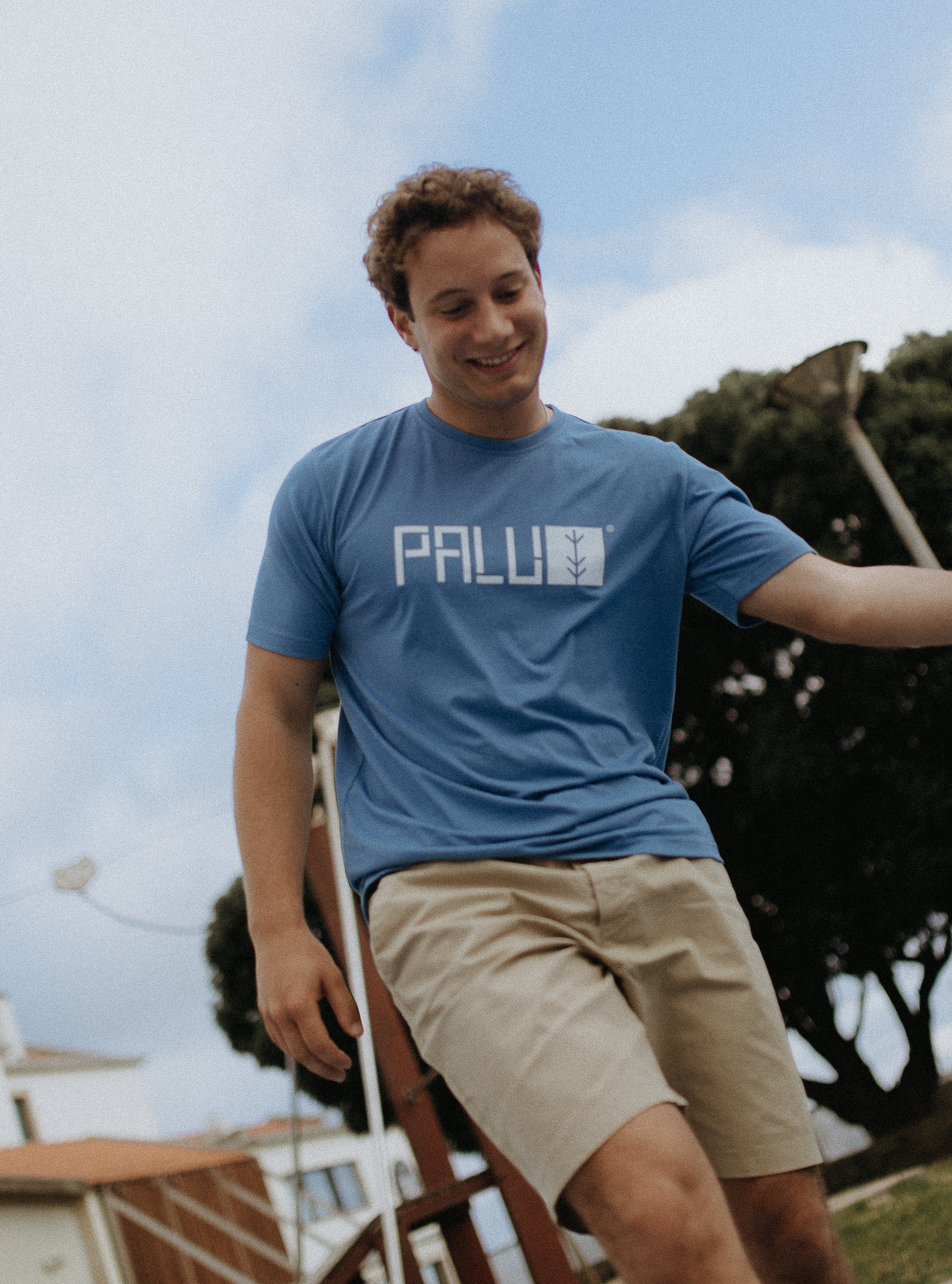 Classic Blue and White T-shirt