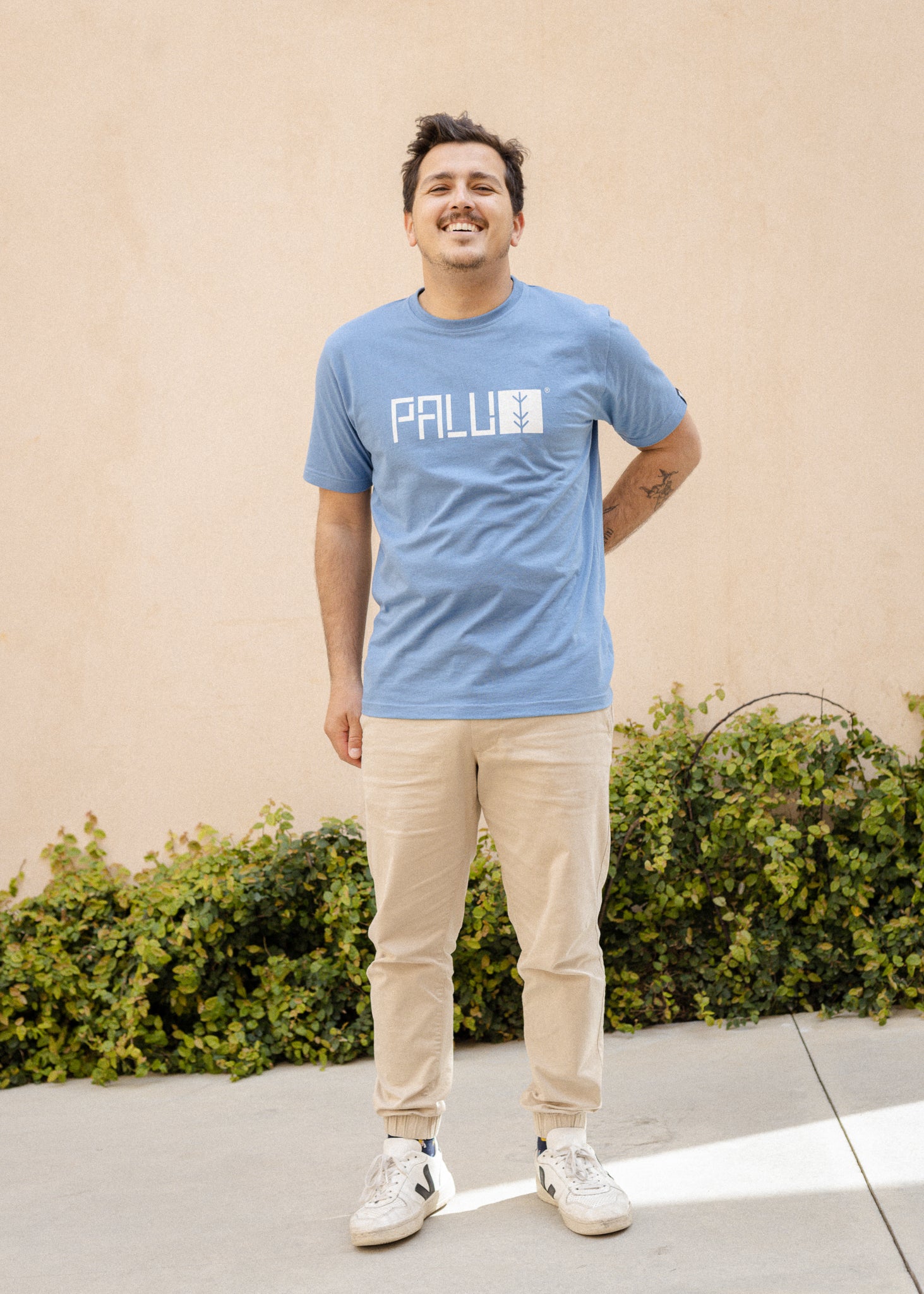 Blue + White Classic Tee