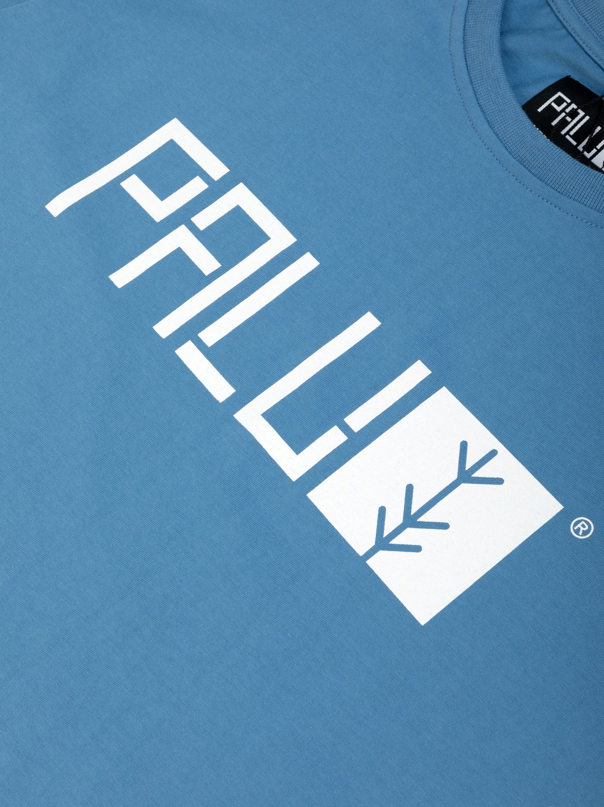 blue classic tee logo