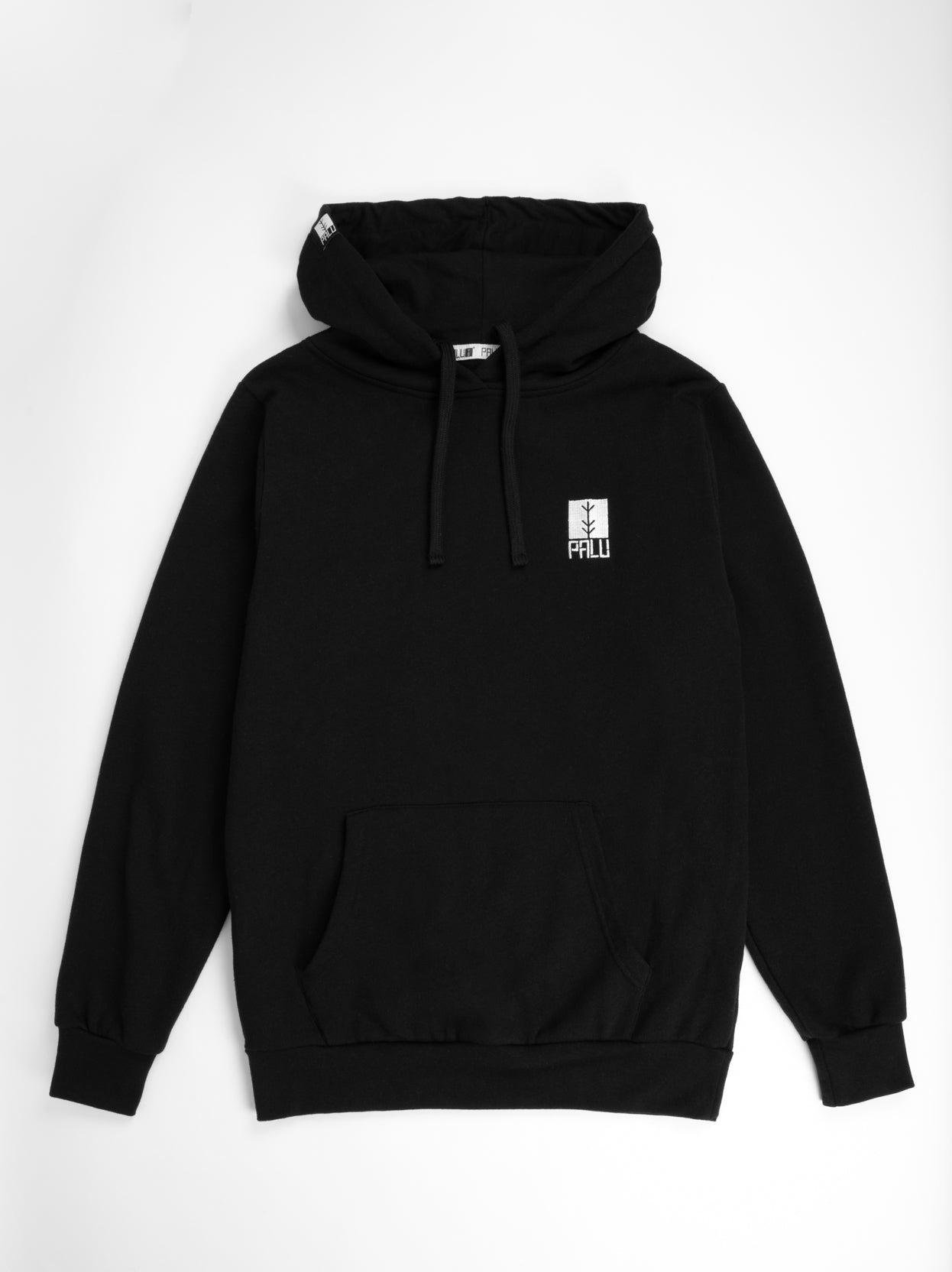 black cangu hoodie front