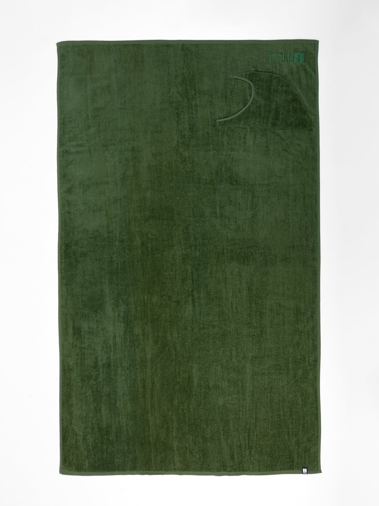 green wave towel front