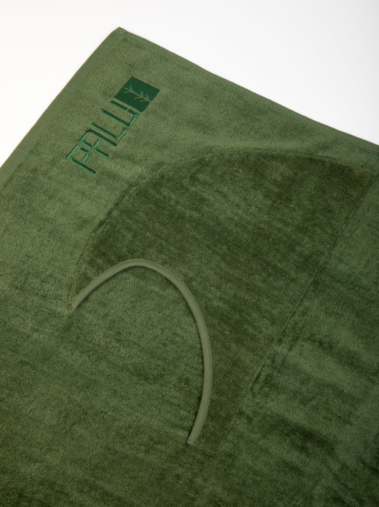 green wave towel pocket