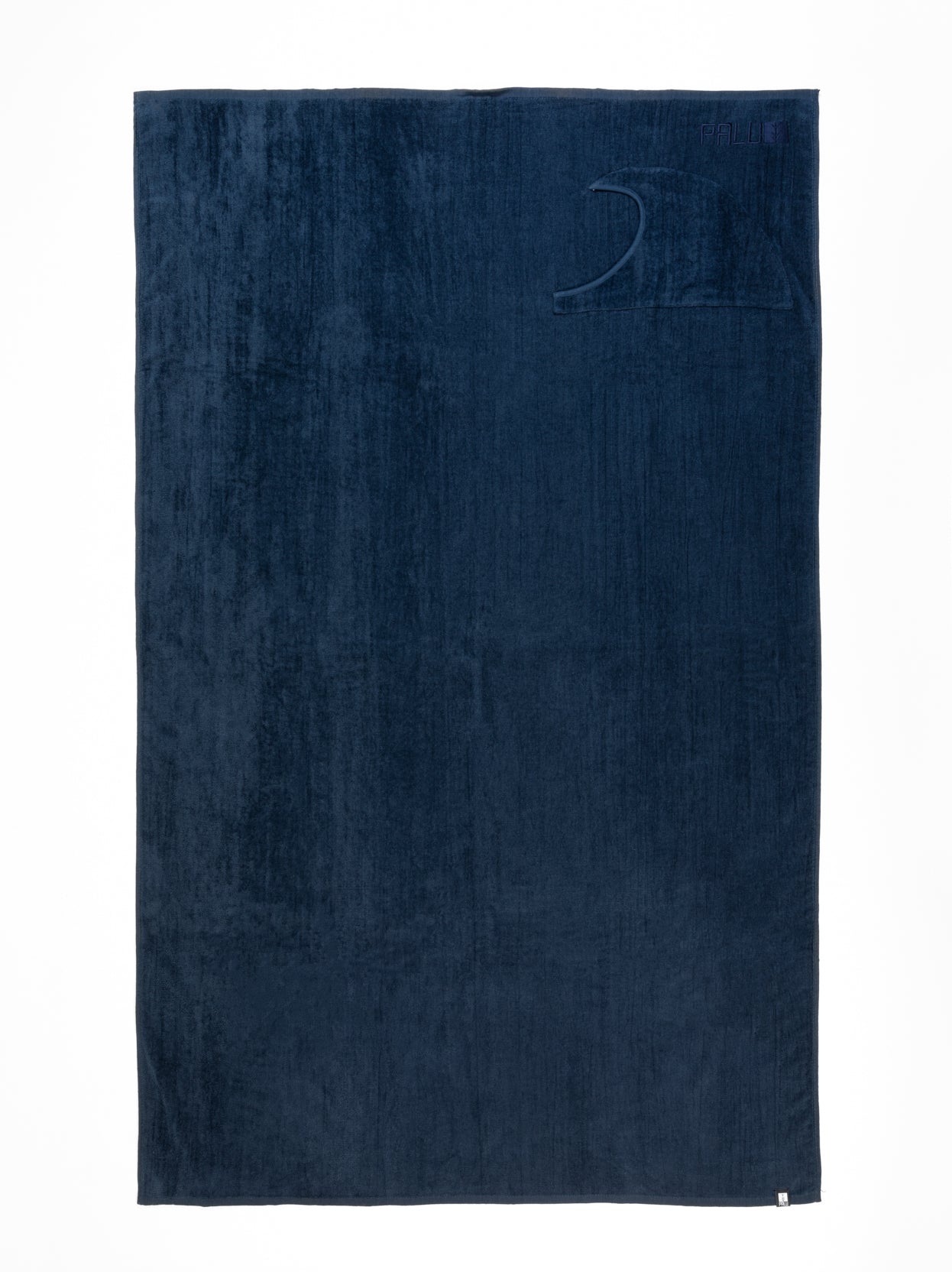 blue wave towel front