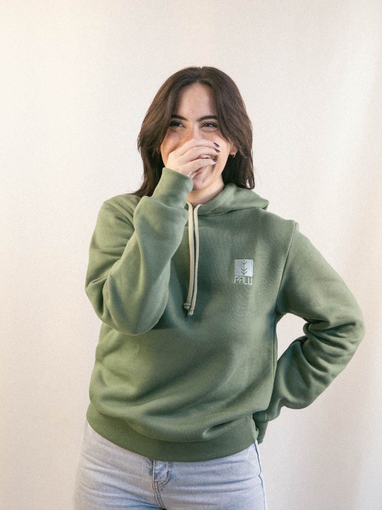 Salvia Hoodie fem model